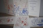 Portfolio , 156/250 3 gesigneerde ex-librissen + map , 42x30, Ophalen of Verzenden, Overige figuren, Zo goed als nieuw, Plaatje, Poster of Sticker