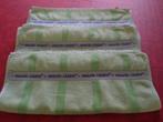 3 essuies éponge vert Marie Claire. 49X50X90 cm, Huis en Inrichting, Ophalen of Verzenden, Zo goed als nieuw, Groen, Handdoek