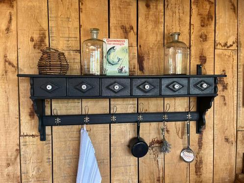 Archelle murale en bois massif., Huis en Inrichting, Woonaccessoires | Kapstokken, Gebruikt, Hout, Ophalen