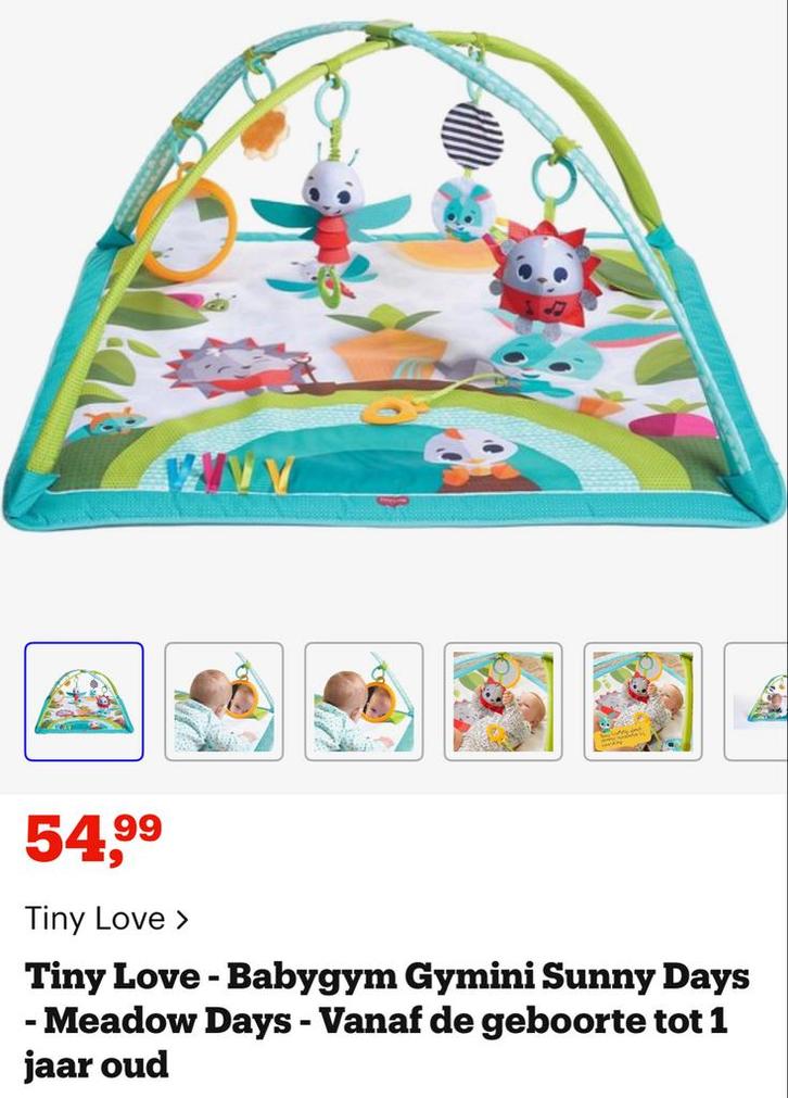 Tiny Love Sunny Day, muzikale speelmat voor baby‘s, Kinderen en Baby's, Speelgoed | Speelkleden, Zo goed als nieuw, Ophalen