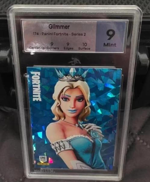 Panini Fornite+Slingshot+Glimmer+Kitbash+Cracked Ice, Hobby en Vrije tijd, Stickers en Plaatjes, Zo goed als nieuw, Meerdere plaatjes