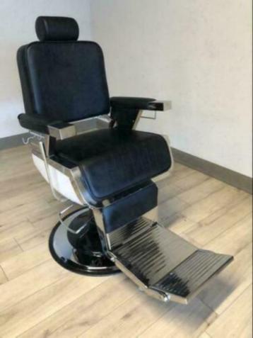 Barbierstoel Long barberstoel knip baard trim stoel heren, Ophalen of Verzenden, Nieuw