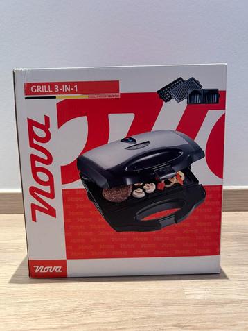 Nova grill plaat 3 in 1 nieuw, Enlèvement ou Envoi, Neuf