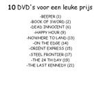 DVD MIX 10 STUKS, Cd's en Dvd's, Dvd's | Actie, Actie, Verzenden, Vanaf 16 jaar, Nieuw in verpakking
