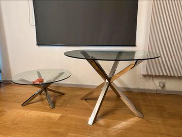 Set deux tables ( grande et petite) Modiva style