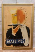 Panneau publicitaire Maes Pils 1956, Enlèvement ou Envoi, Comme neuf