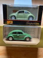 2x Volkswagen kever/beetle, Hobby en Vrije tijd, Modelauto's | 1:43, Ophalen, Nieuw, Auto, Overige merken