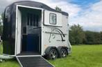 Tweepaardstrailer te huur, Enlèvement, Comme neuf, Aluminium, Remorque 2 chevaux
