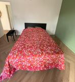 boxspring twijfelaar  + matras inbegrepen, Ophalen, Gebruikt, Zwart, 140 cm