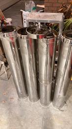 Dubbelwandige Inox schoorsteen, Doe-het-zelf en Bouw, Ophalen, Zo goed als nieuw, Inox
