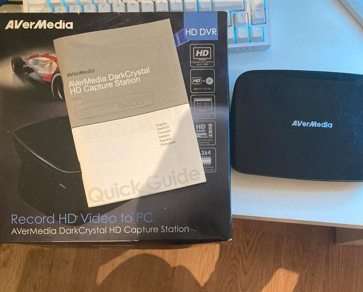 AVerMedia DarkCrystal HD - boitier de capture, Computers en Software, Capture cards, Zo goed als nieuw, Ophalen