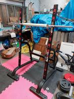 Domyos squat rack/bench press, Gebruikt, Ophalen
