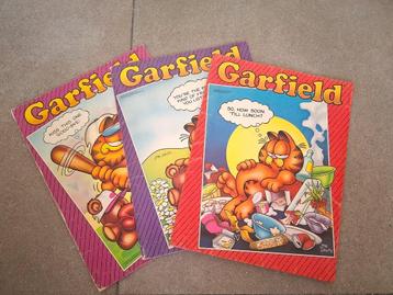 3 Vintage Mappen van Garfield - 1978 beschikbaar voor biedingen