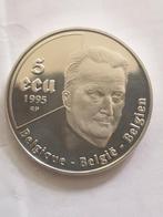 5 ecu 1995 belgique en argent faire, Postzegels en Munten, Munten | Europa | Euromunten, Ophalen of Verzenden, België, Zilver