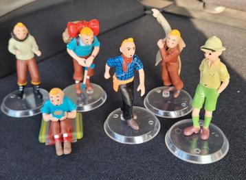 Kuifje 6 verzamelfiguren  beschikbaar voor biedingen