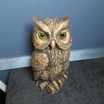 Figurine de hibou vintage 'Made in Italy' en albâtre/résine,, Enlèvement ou Envoi, Comme neuf