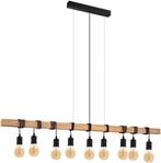 Houten lamp met 9 lichtpunten, Enlèvement, Neuf, Bois, Landelijk