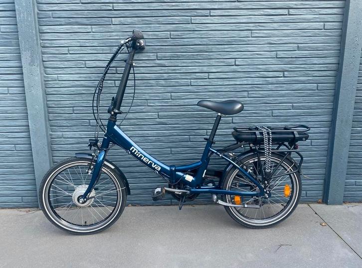 Elektrische plooifiets Minerva Zeer Goede Staat ✅, Fietsen en Brommers, Fietsen | Vouwfietsen, Zo goed als nieuw, Ophalen