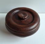 Houten pot met deksel , handgemaakt, Ophalen
