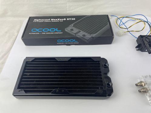 Alphacool NexXxoS ST30 Full Copper 240mm radiator V.2, Informatique & Logiciels, Refroidisseurs d'ordinateur, Comme neuf, Refroidisseur ordinateur à eau