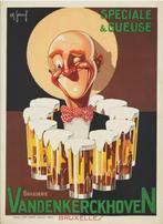 Brasserie Vandenkerckhoven Affiche originale 1928 Vintage., Enlèvement ou Envoi, Neuf, Publicité