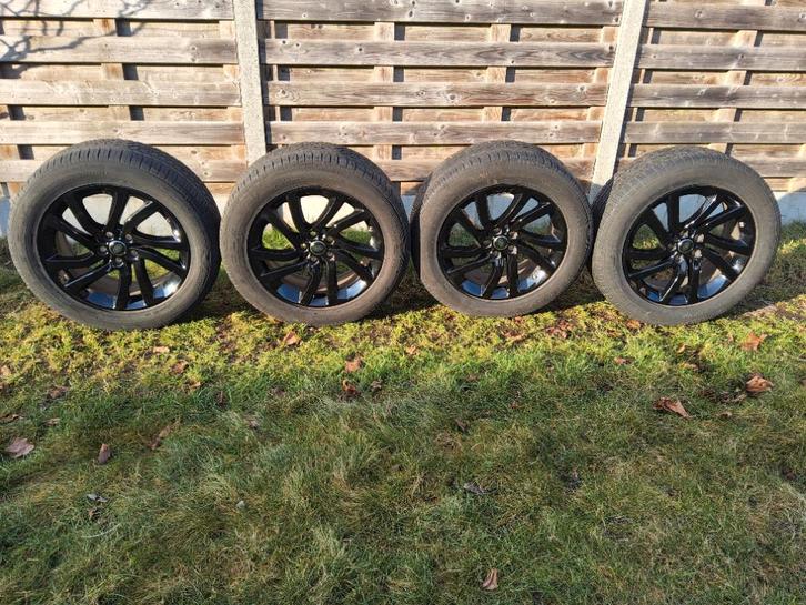 Land rover band + velg zwart 4 stuks, Auto-onderdelen, Banden en Velgen, Banden en Velgen, Zomerbanden, 20 inch, 255 mm, Terreinwagen