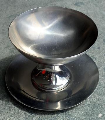 inox ijscoupe ALFRA ALESI met bord en originele doos beschikbaar voor biedingen
