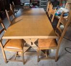 tafel met  6 stoelen +2kasten, Antiek en Kunst, Antiek | Meubels | Kasten, Ophalen