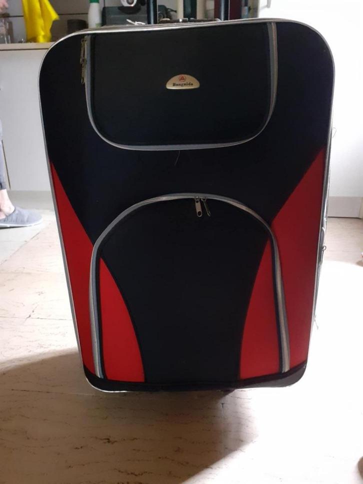 koffer, Handtassen en Accessoires, Koffers, Gebruikt, Hard kunststof, 60 tot 70 cm, 35 tot 45 cm, Slot, Uitschuifbare handgreep