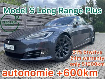 Model S Long Range PLUS : >600km Autonomie beschikbaar voor biedingen
