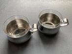 Theeglazen, inox, glas, Huis en Inrichting, Ophalen, Zo goed als nieuw, Glas