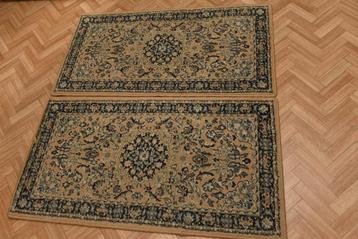 2 Perzische tapijten, 100 à 150 cm, Beige, Comme neuf, Enlèvement
