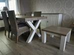 Meubels, Huis en Inrichting, Complete eetkamers, Ophalen, Gebruikt, Landelijk, 4 tot 6 stoelen