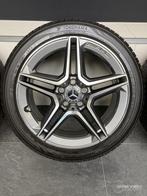 18” originele Mercedes C W205 AMG velgen winterbanden 5x112, Auto-onderdelen, Banden en Velgen, 18 inch, Gebruikt, Banden en Velgen
