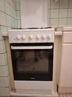 Gasfornuis met oven, Elektronische apparatuur, Ophalen, Tussenbouw, 4 kookzones, Zo goed als nieuw