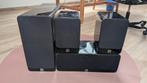 Q-Accoustics speakers en subwoofer, Audio, Tv en Foto, Luidsprekerboxen, Gebruikt, 60 tot 120 watt, Front, Rear of Stereo speakers