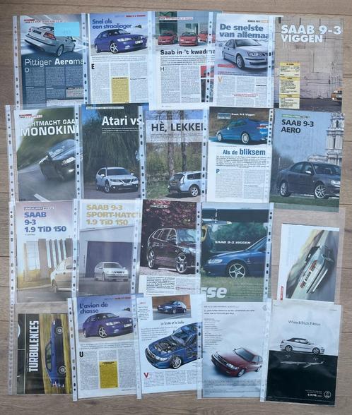 SAAB 9-3 - LES ARTICLES, Livres, Autos | Brochures & Magazines, Enlèvement ou Envoi