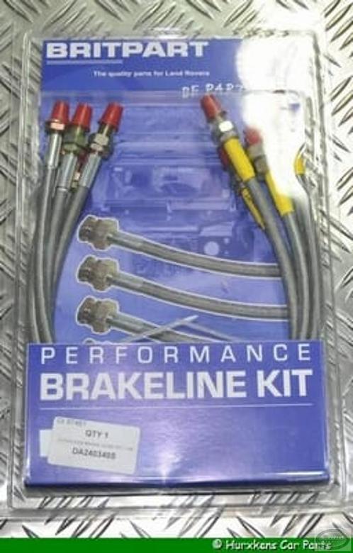 RVS remslangen set plus 40MM voor Range Rover Classic, Auto-onderdelen, Remmen en Aandrijving, Land Rover, Nieuw, Ophalen of Verzenden