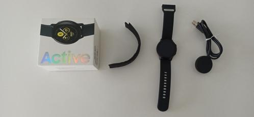 Samsung Galaxy Watch Active Black (nieuw), Handtassen en Accessoires, Smartwatches, Nieuw, Hartslag, Stappen, Waterdicht, Ophalen of Verzenden