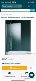 Novellini Aurora badwand 80×150, Ophalen, Nieuw, Bad