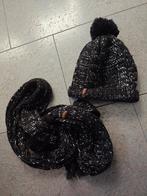 Muts en sjaal zwart, Kinderen en Baby's, Kinderkleding | Mutsen, Sjaals en Handschoenen, Ophalen of Verzenden, Gebruikt, Muts