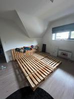 palletten bed, Huis en Inrichting, Ophalen, Gebruikt, Hout