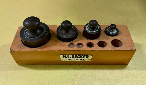 Vintage gewichten set, Antiek en Kunst, Curiosa en Brocante, Ophalen of Verzenden