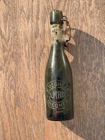 Zaventem Diegem oud bierflesje F. Degreef LMBD Dieghem beschikbaar voor biedingen