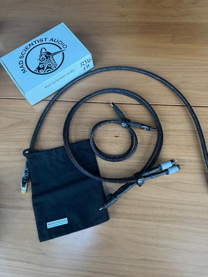 Mad Scientist cables (x3), TV, Hi-fi & Vidéo, Câbles audio & Câbles de télévision, Utilisé, Autres câbles, Enlèvement