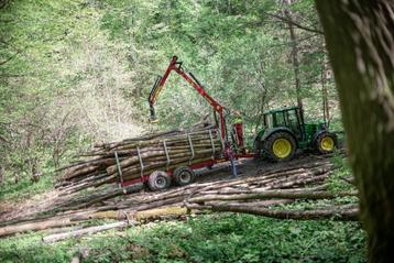 Remorque forestière TAJFUN 14 tonnes pour tracteur, Enlèvement, Neuf