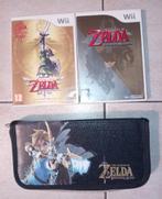 Nintendo Wii: 2 Zelda games en 1 Zelda tas.., Muziek, Online, 1 speler, Ophalen of Verzenden