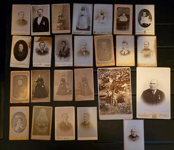 25 Cabinet kaarten jaren 1800/1900 beschikbaar voor biedingen