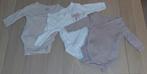 3 overslagbody's maat 56, met vosje, Kinderen en Baby's, Babykleding | Maat 56, Ophalen, Zo goed als nieuw