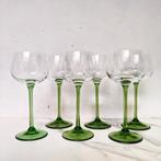 Kristallen wijn / borrelglazen, Glas, Glas of Glazen, Gebruikt, Ophalen